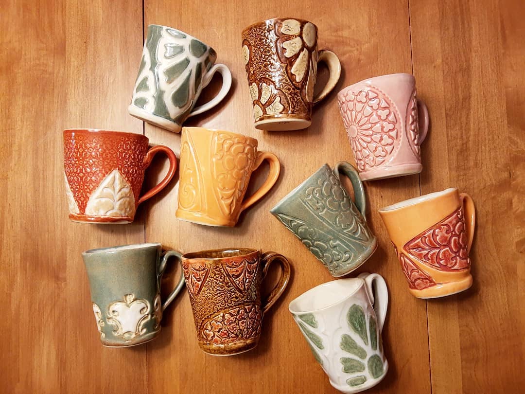 Coffee Mugs by Bethany Prideaux